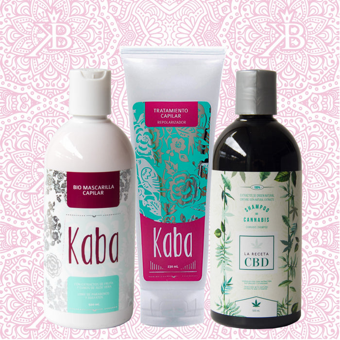 Kaba | Kit Tratamiento Capilar Kaba | La Receta CBD