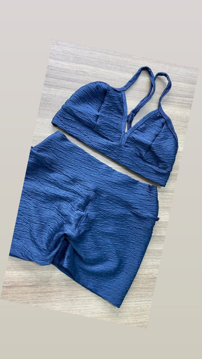 Ropa Deportiva | Conjunto Licra Azul