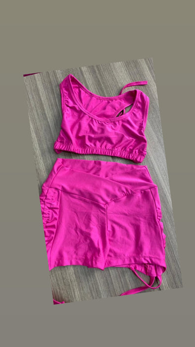 Ropa Deportivo | Conjunto licra fuccia