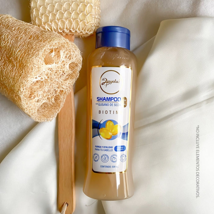 Anyeluz / Shampoo de Gusano de Seda y Biotina