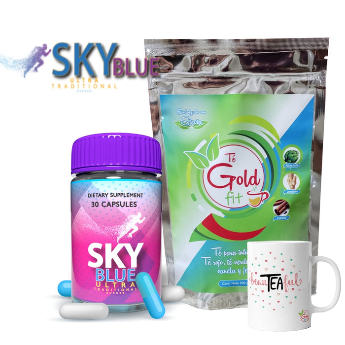 Sky blue Ultra Traditional con Té Goldfit